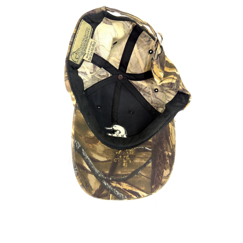 Ducks Unlimited Camo Baseball Cap Men One Size Fits Most - Picture 7 of 7